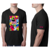 Picture of Design 1 - Men's CVC V-Neck T-Shirt